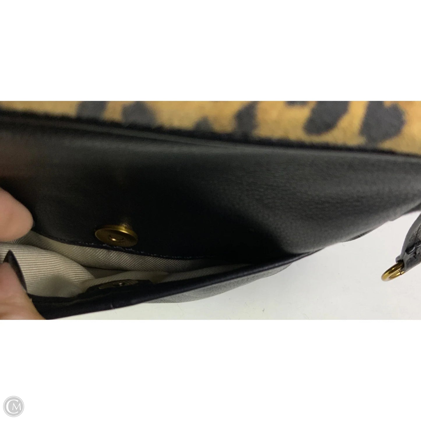 Crossbody Leather By Clothes Mentor, Size: Small