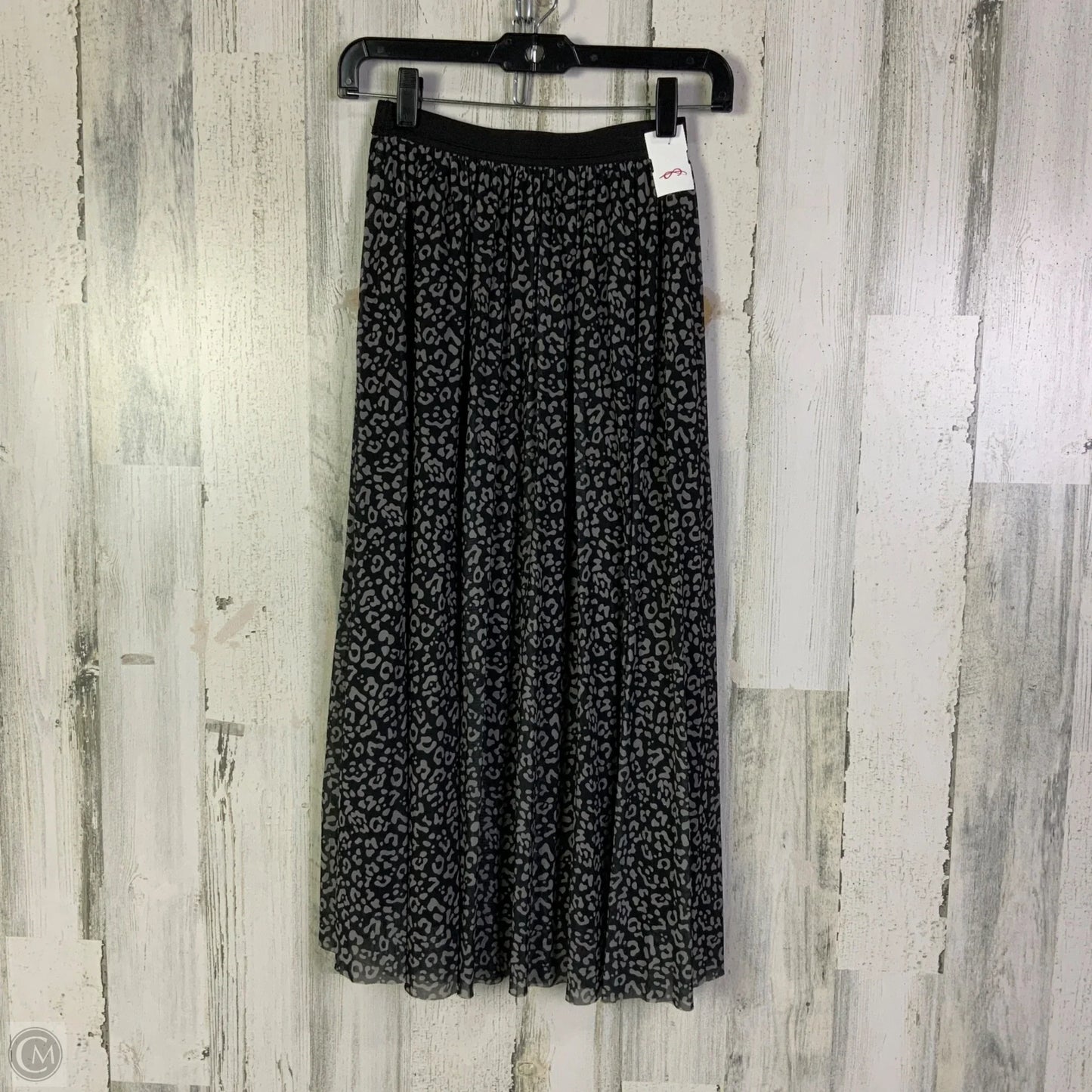Skirt Maxi By Cmf In Black & Grey, Size: 0