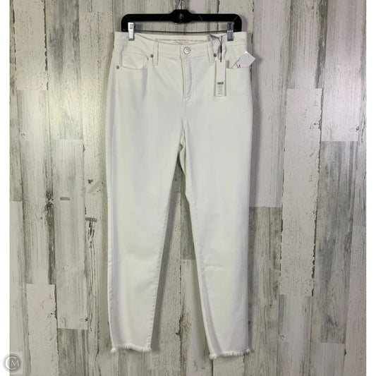 Jeans Skinny By Chicos In White, Size: 6