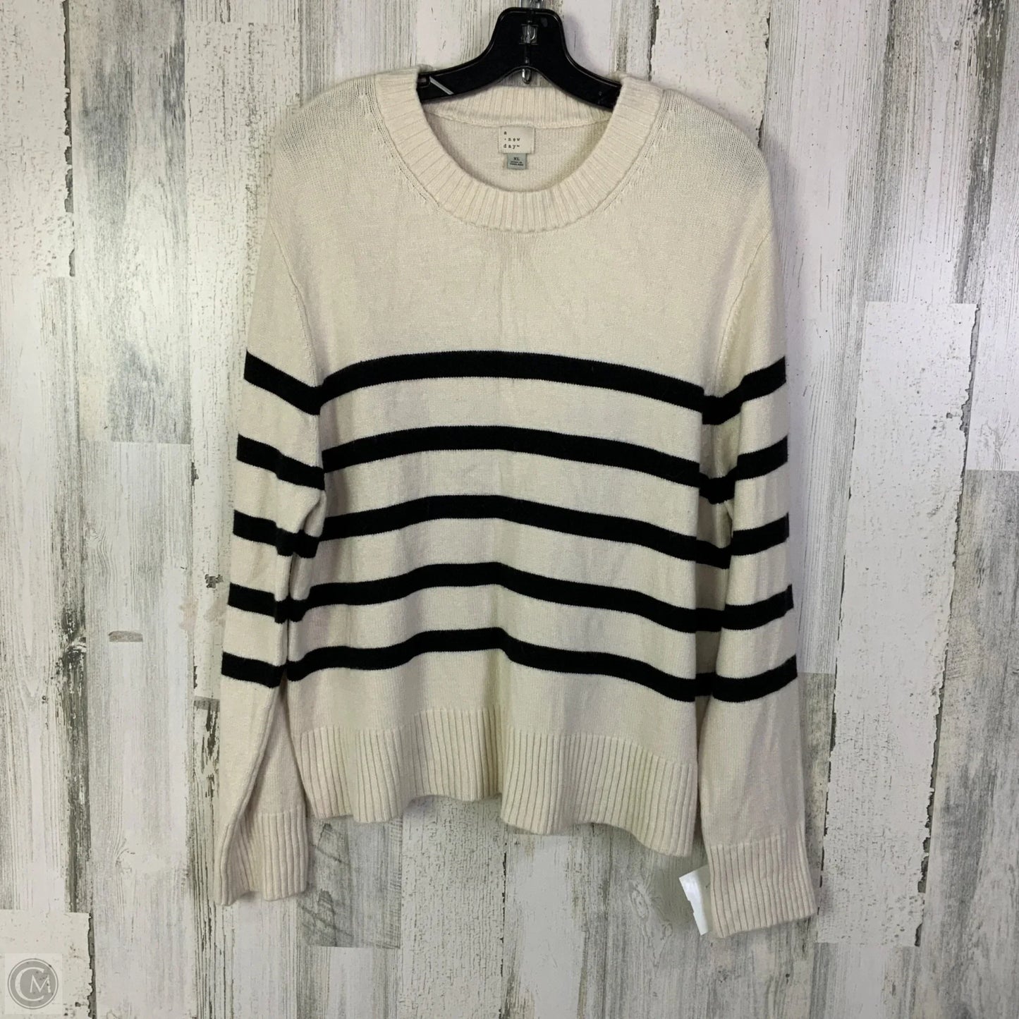 Sweater By A New Day In Cream, Size: Xl