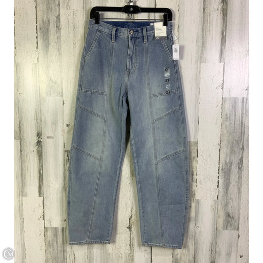 Jeans Wide Leg By Gap In Blue Denim, Size: 4