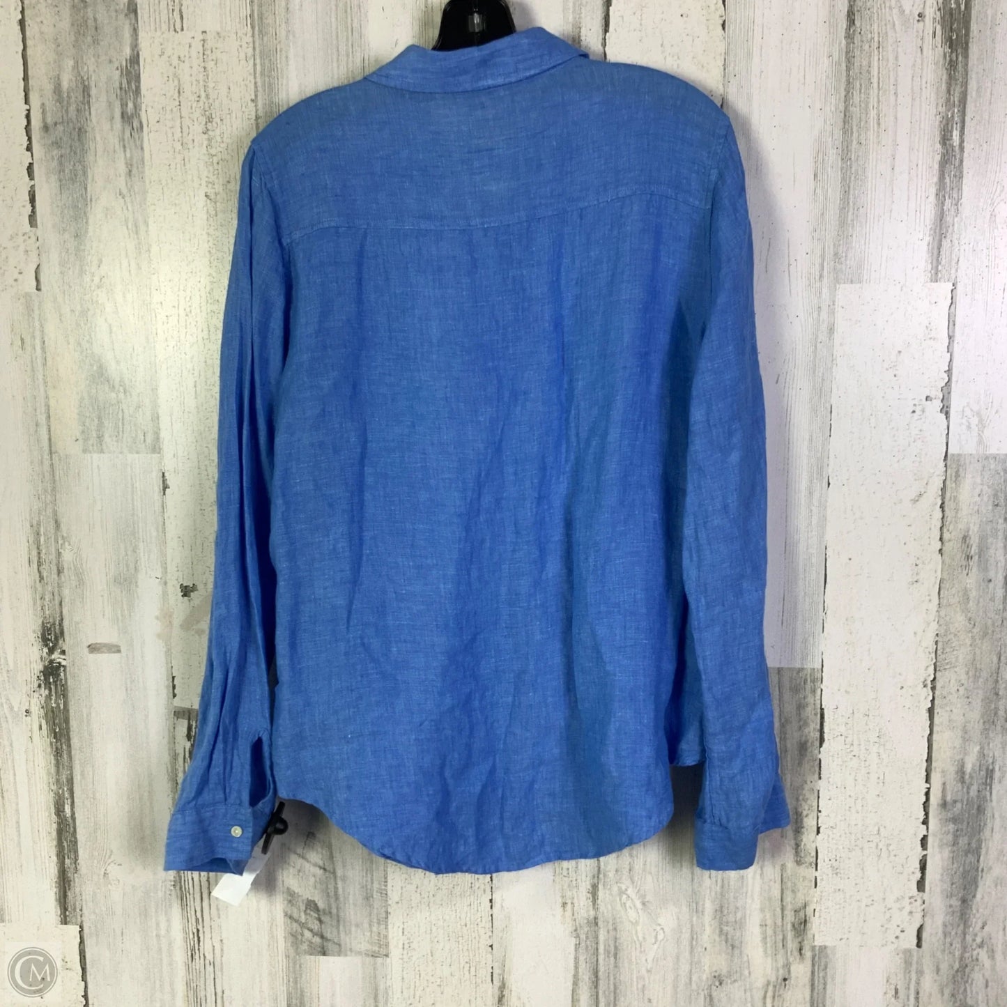Top Long Sleeve Designer By Lilly Pulitzer In Blue, Size: L