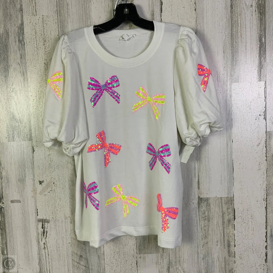 Shorts Set By Mary Square In Pink & White, Size: M