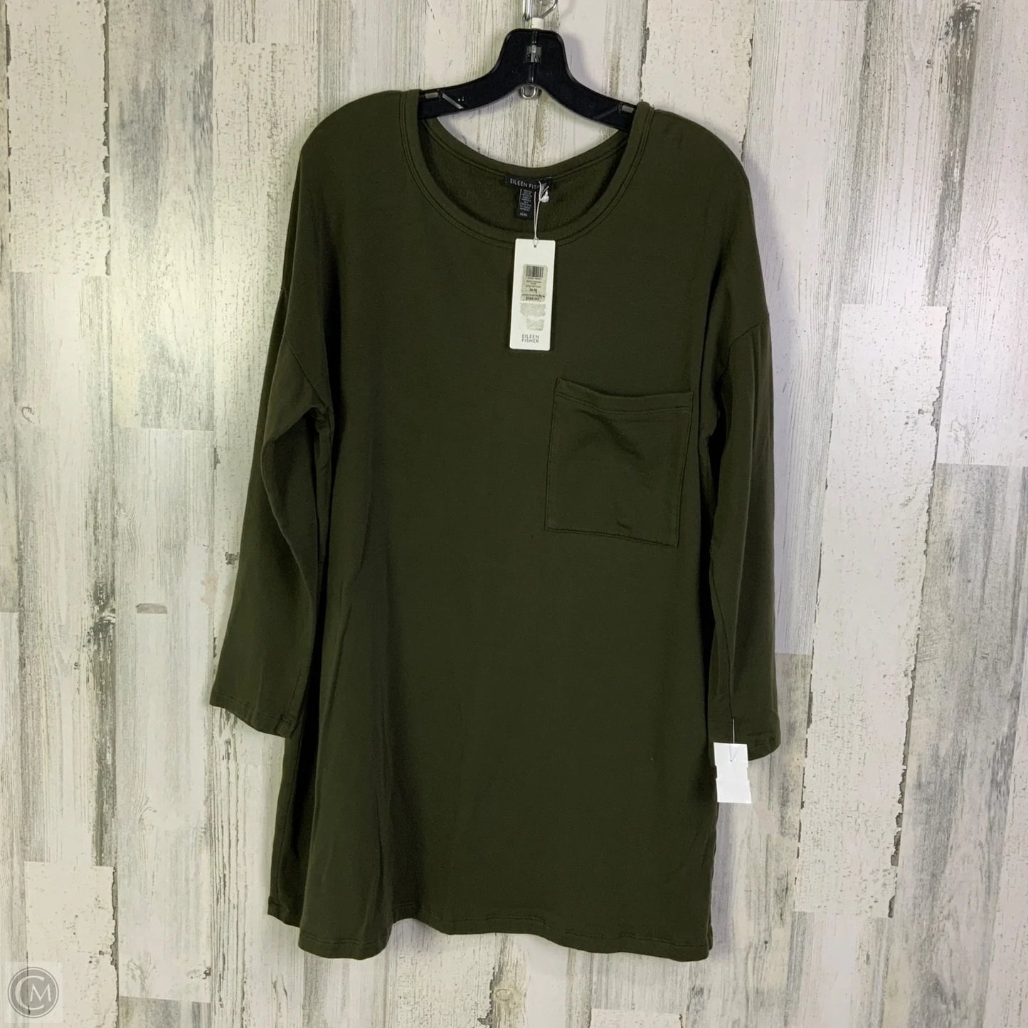 Dress Casual Short By Eileen Fisher In Green, Size: M