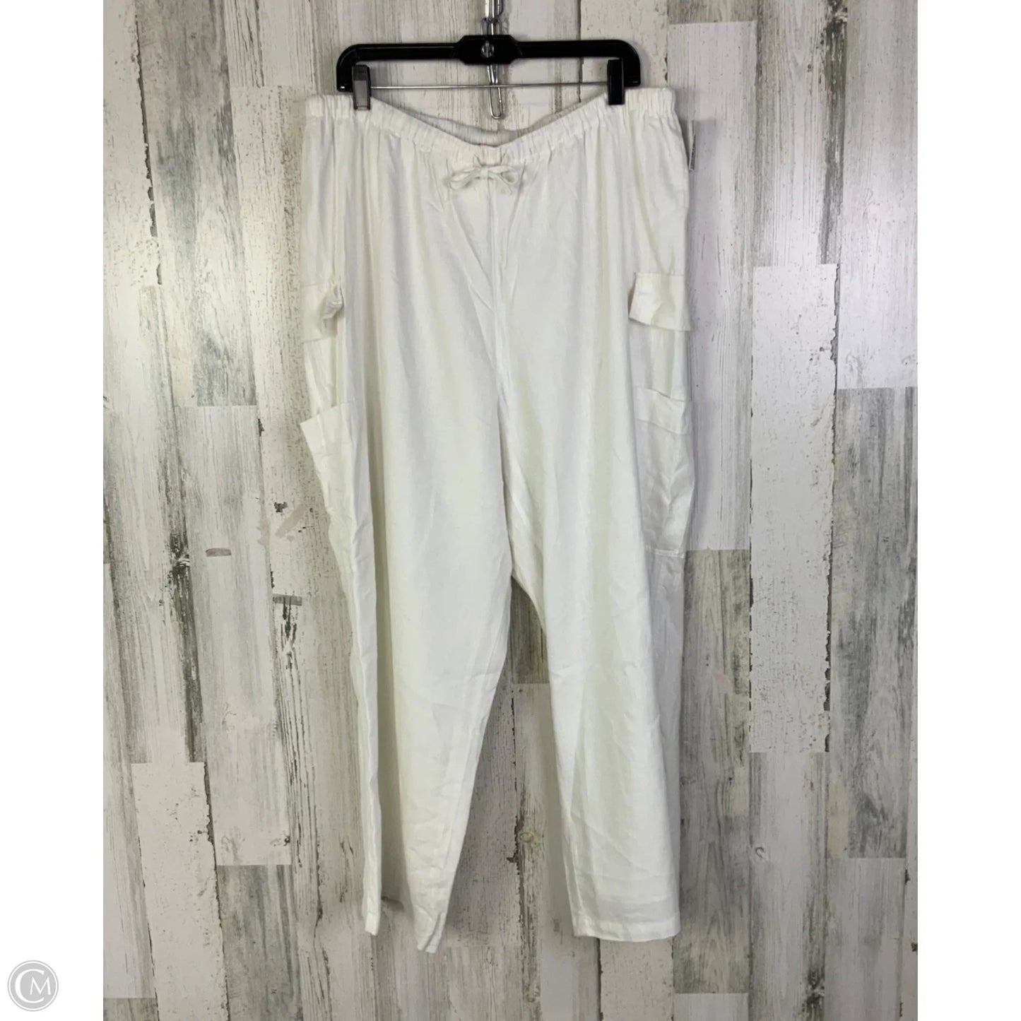 Pants Wide Leg By Philosophy In White, Size: 22