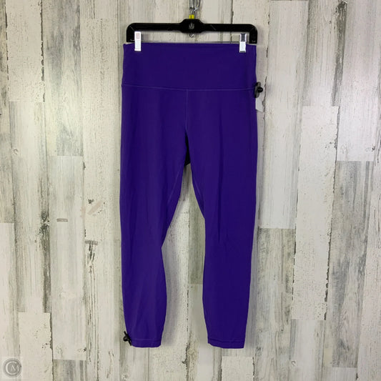 Athletic Leggings By Lululemon In Purple, Size: 12