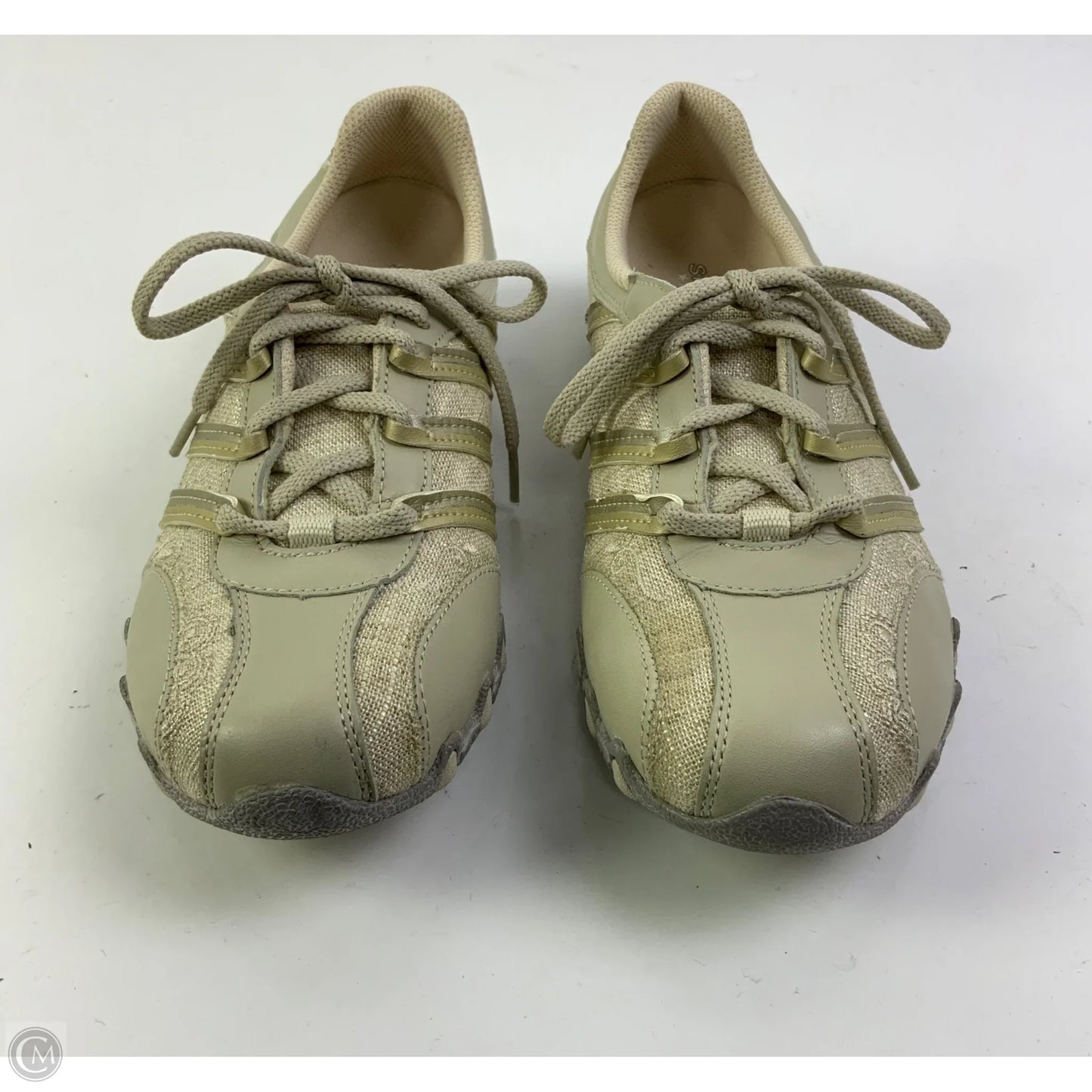 Shoes Athletic By Skechers In Grey & Tan, Size: 8.5