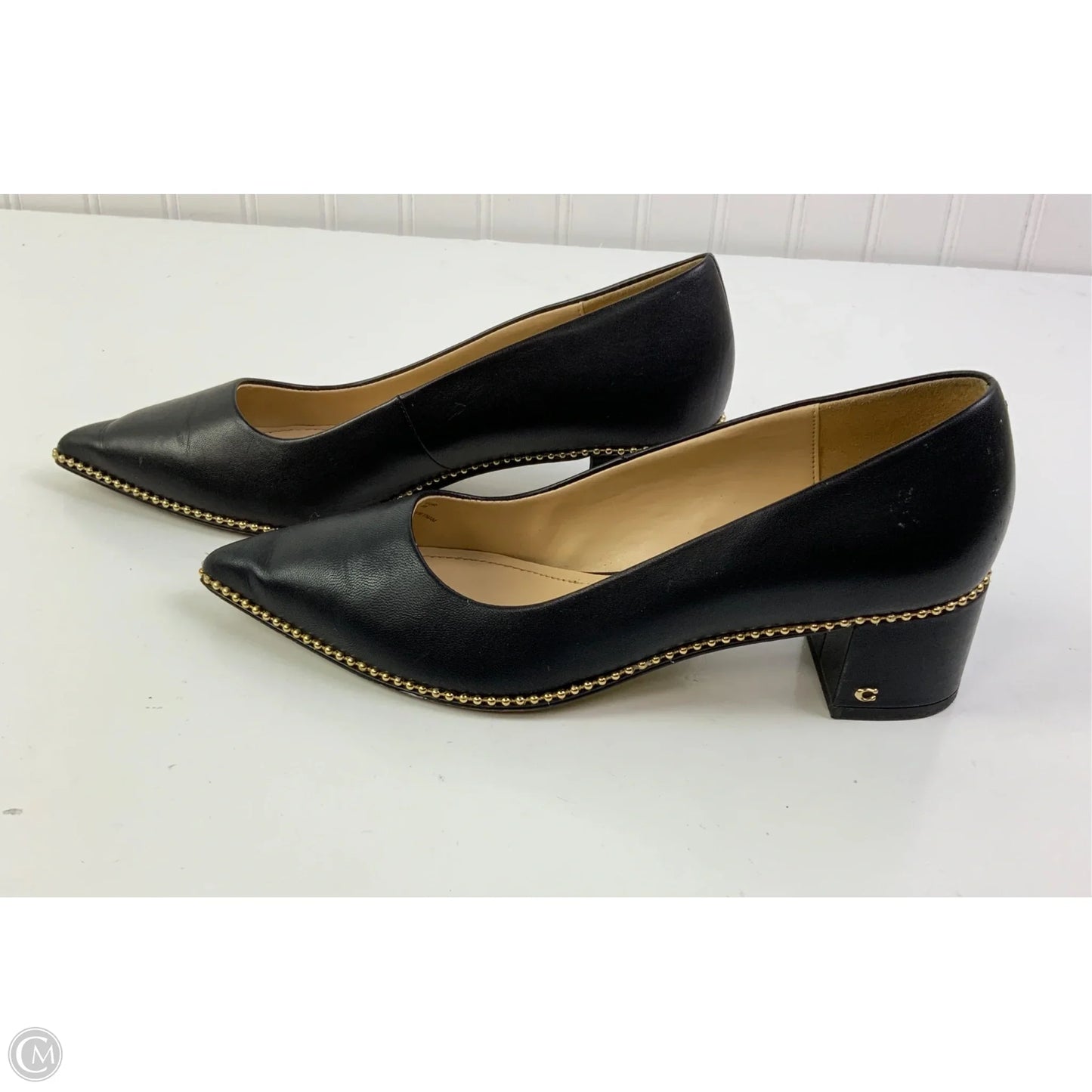 Shoes Designer By Coach In Black, Size: 7.5