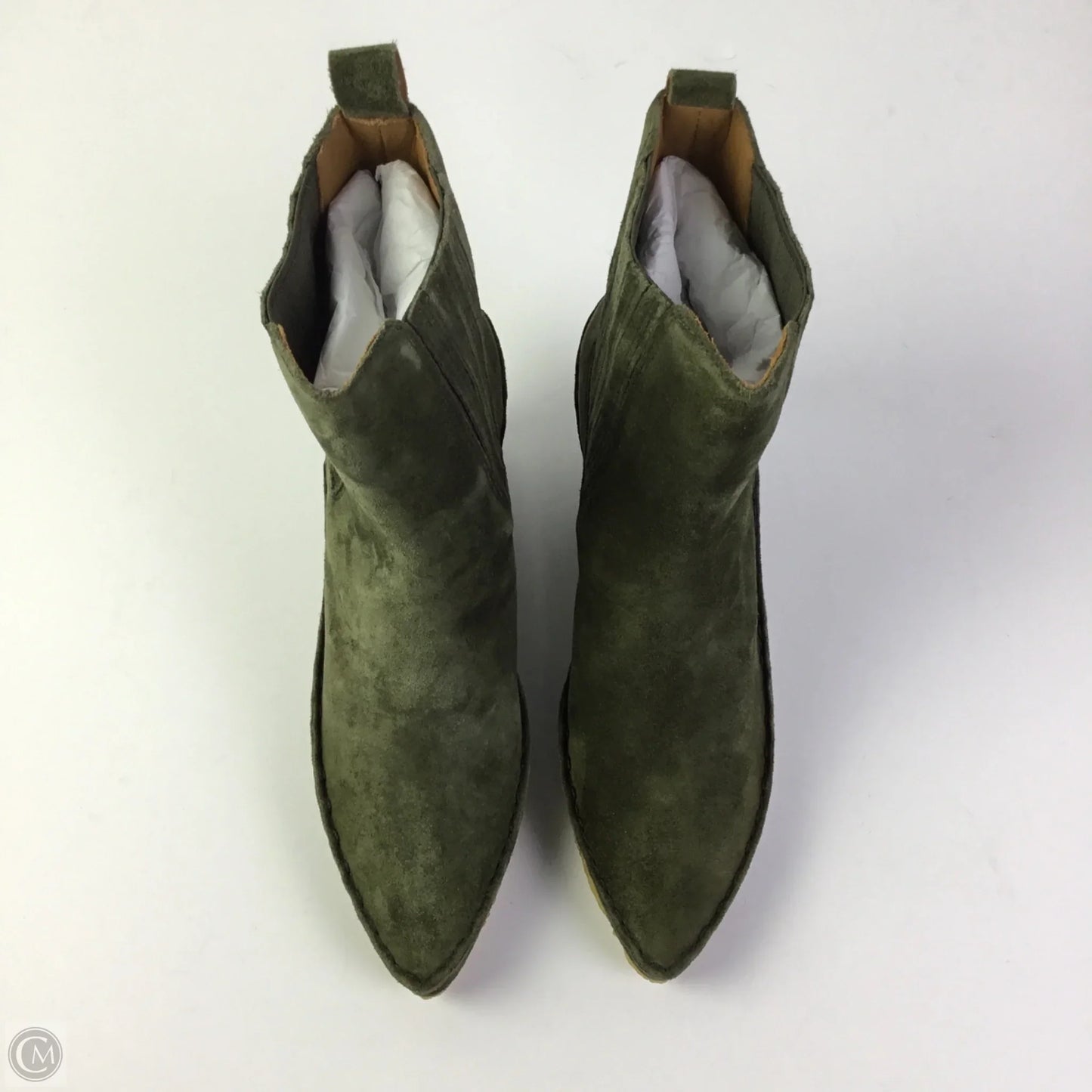 Boots Designer By Tory Burch In Green, Size: 7