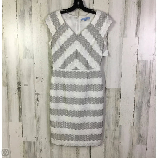 Dress Party Short By Antonio Melani In Grey & White, Size: S