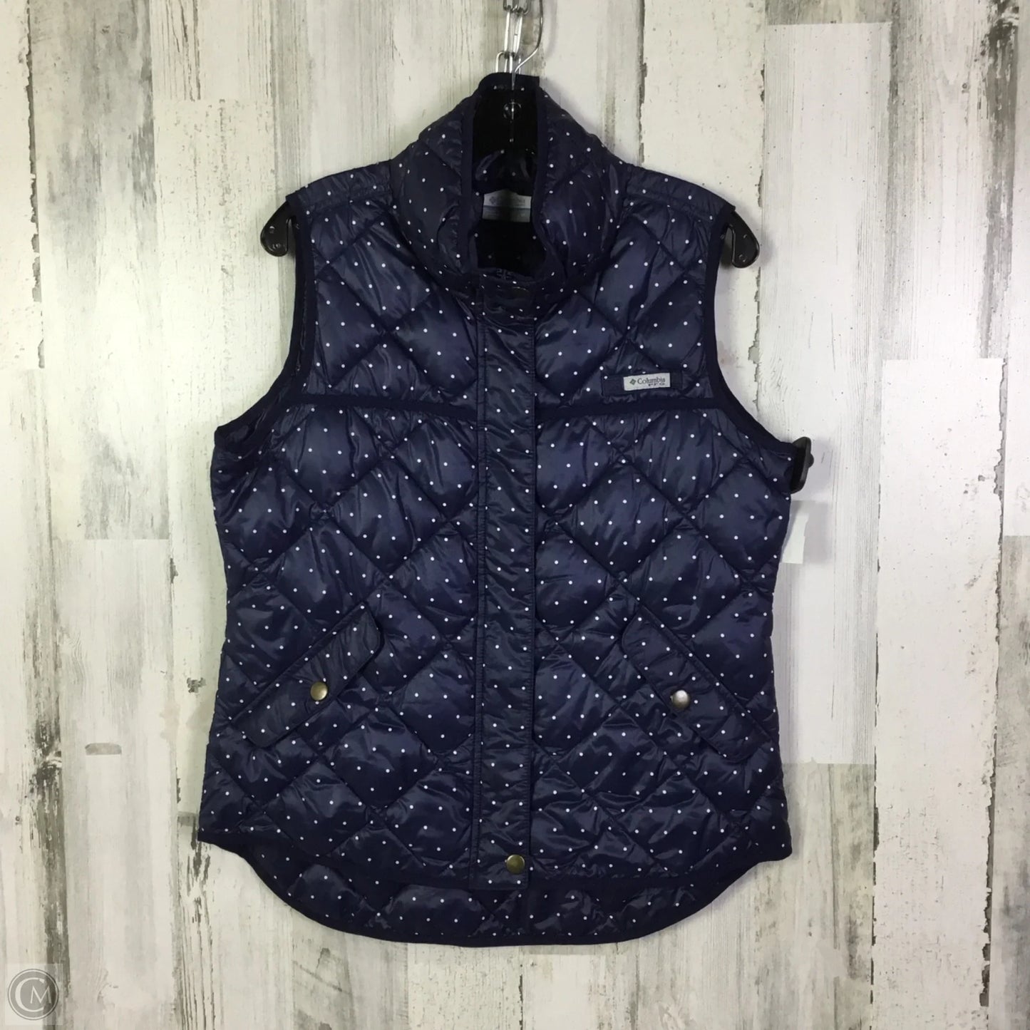 Vest Puffer & Quilted By Columbia In Navy, Size: M