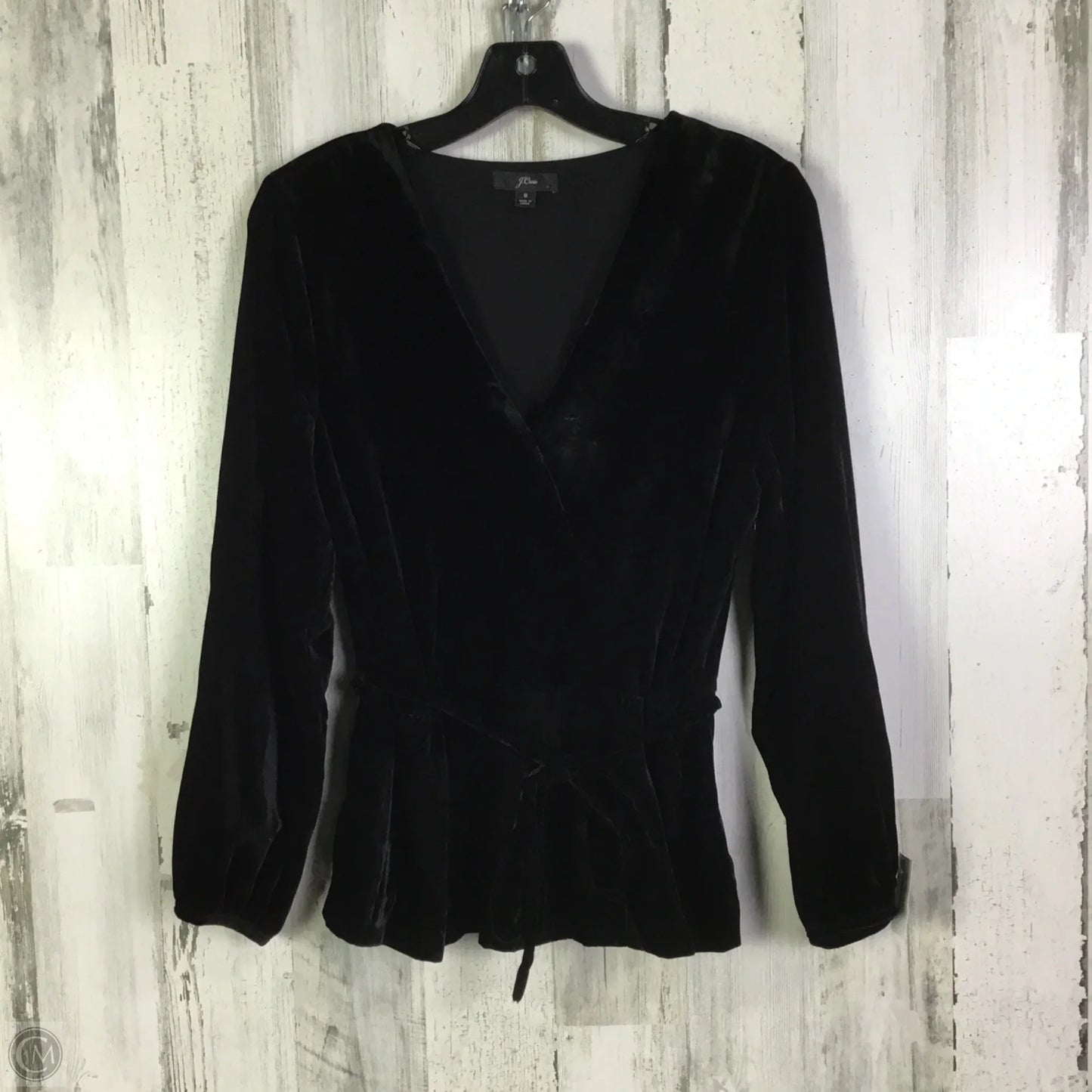 Top Long Sleeve By J. Crew In Black, Size: M