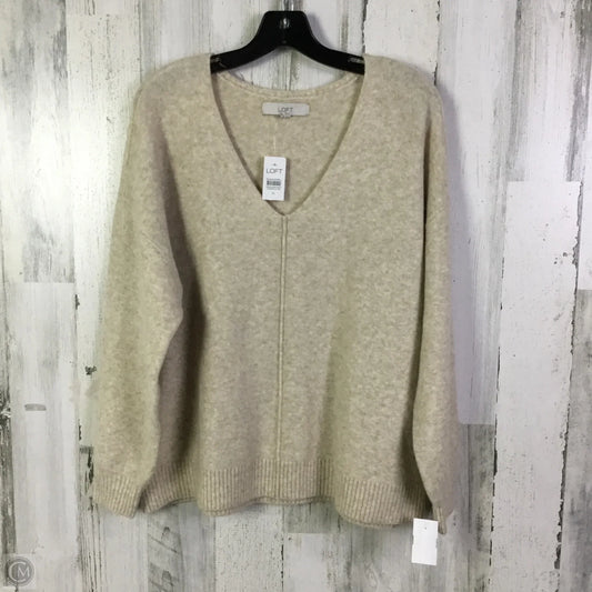 Sweater By Loft In Beige, Size: M