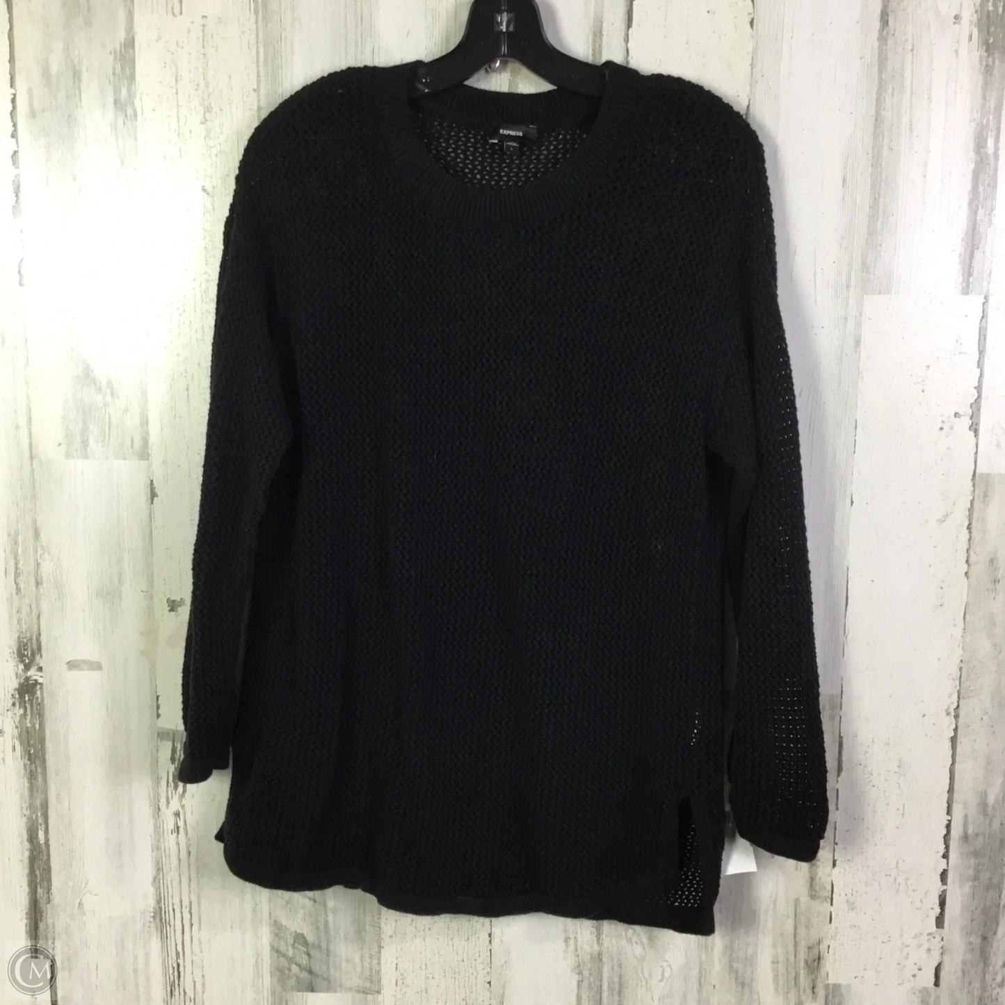 Sweater By Express In Black, Size: L