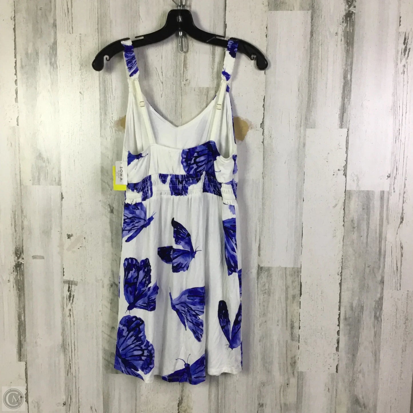 Nightgown By Soma In Blue & White, Size: S