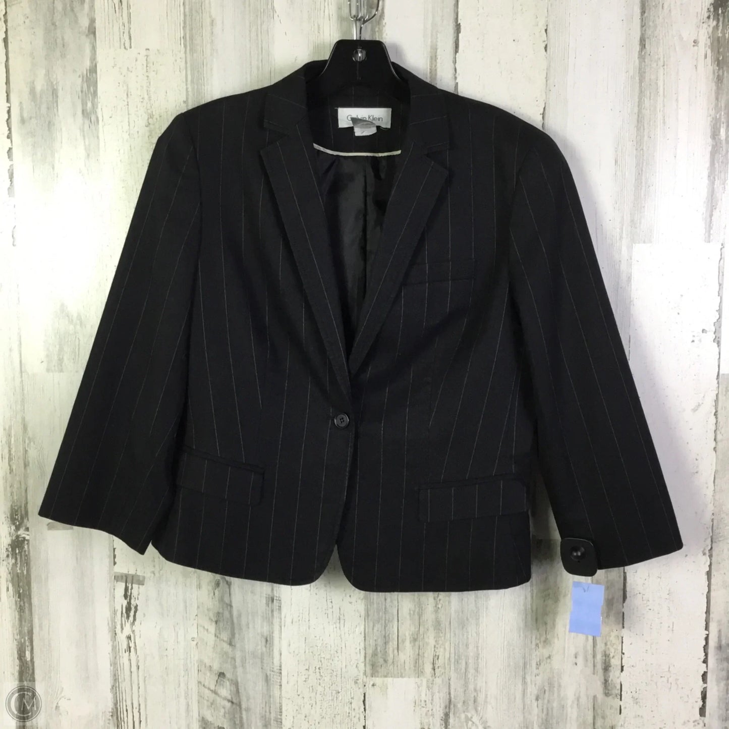 Blazer By Calvin Klein In Black, Size: M