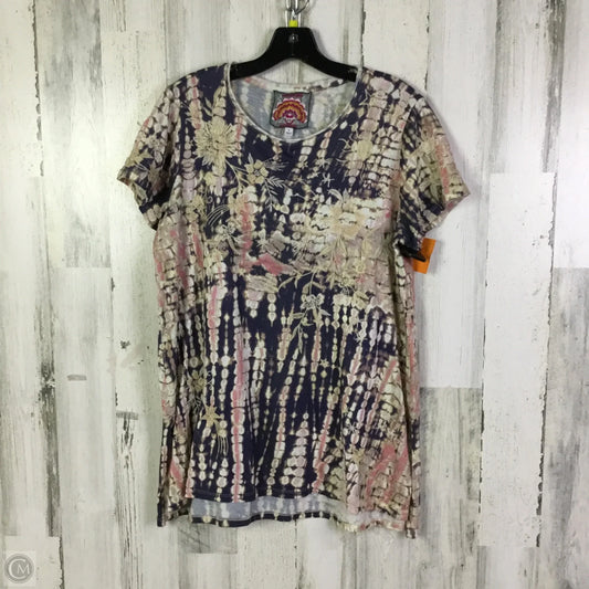 Top Short Sleeve By Johnny Was In Purple, Size: S