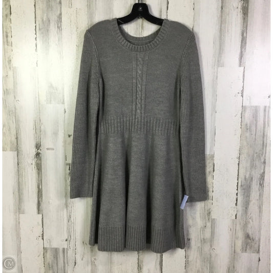 Dress Sweater By Jessica Simpson In Grey, Size: L
