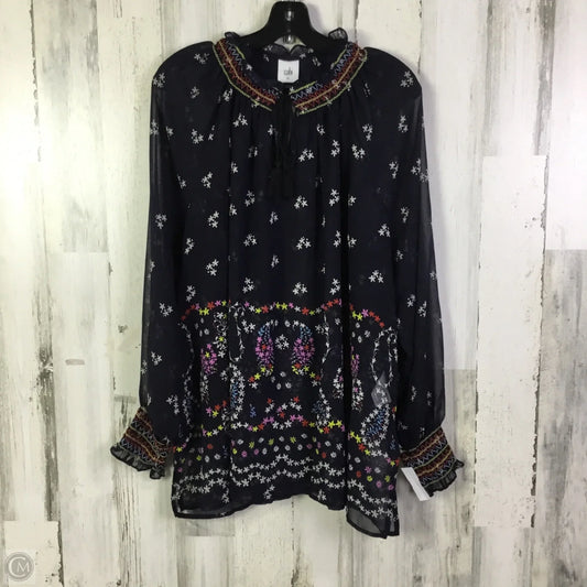 Top Long Sleeve By Cabi In Navy, Size: Xl
