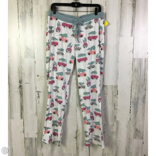 Pajama Pants By Clothes Mentor In White, Size: L