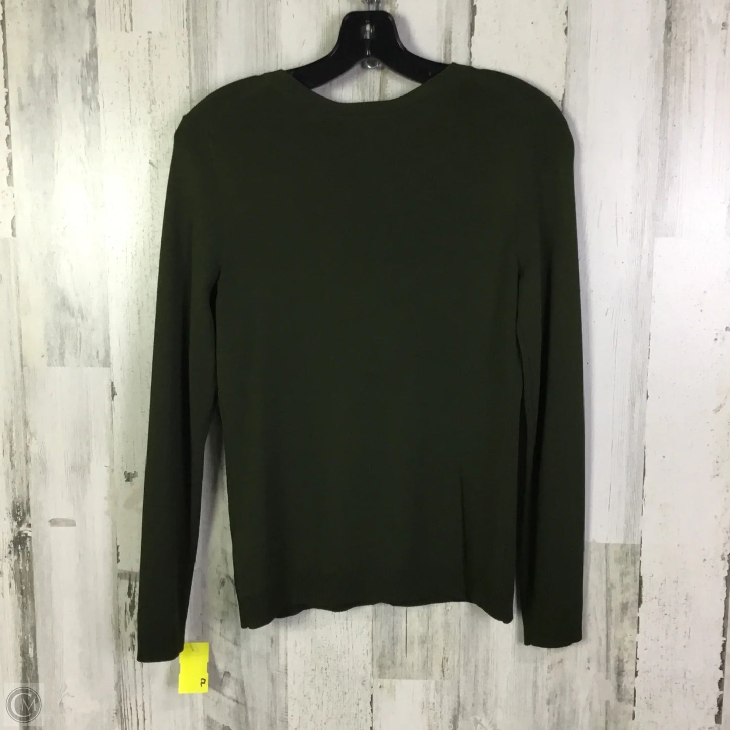 Sweater Cardigan By Loft In Green, Size: S