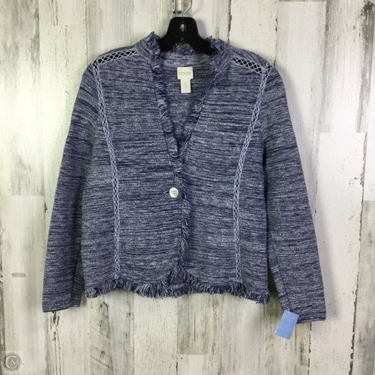 Cardigan By Chicos In Blue, Size: S