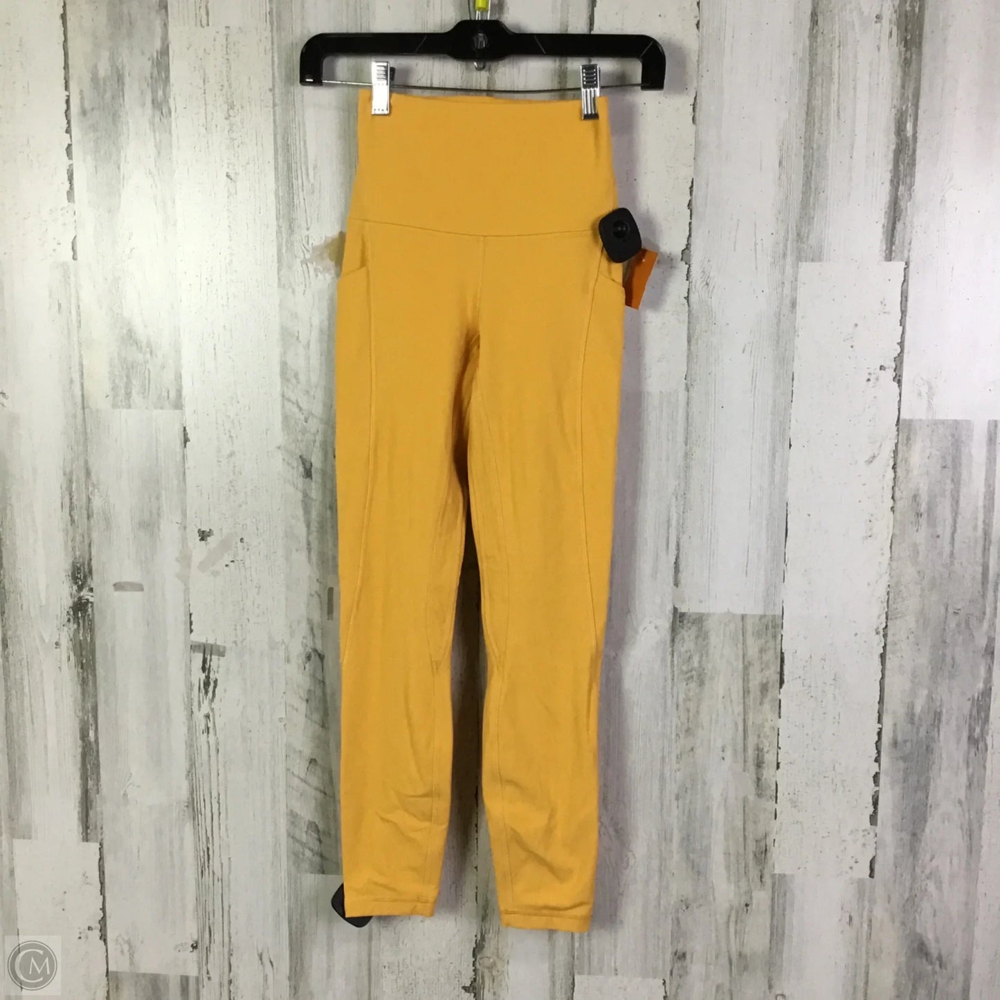 Athletic Leggings By Lululemon In Orange, Size: 2