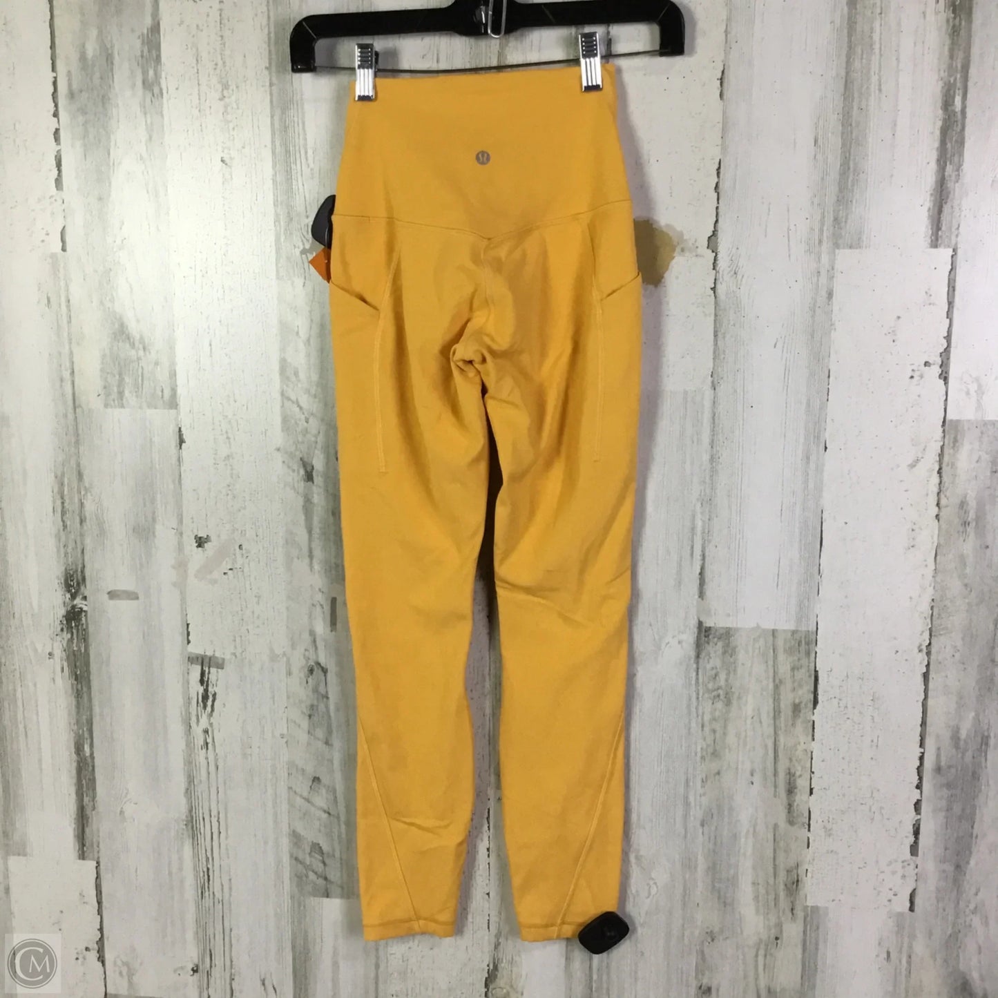 Athletic Leggings By Lululemon In Orange, Size: 2