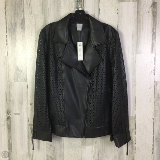 Jacket Other By Chicos In Black, Size: L