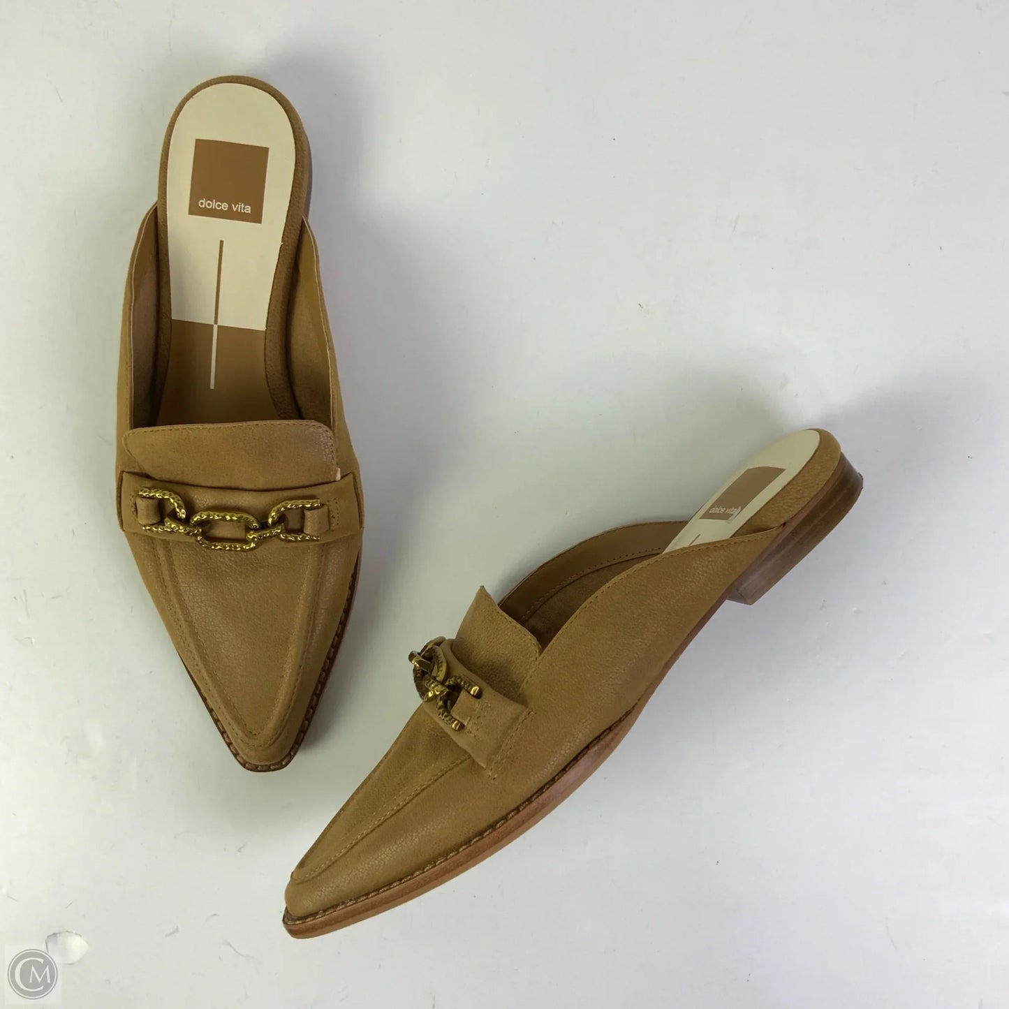Sandals Flats By Dv In Tan, Size: 10