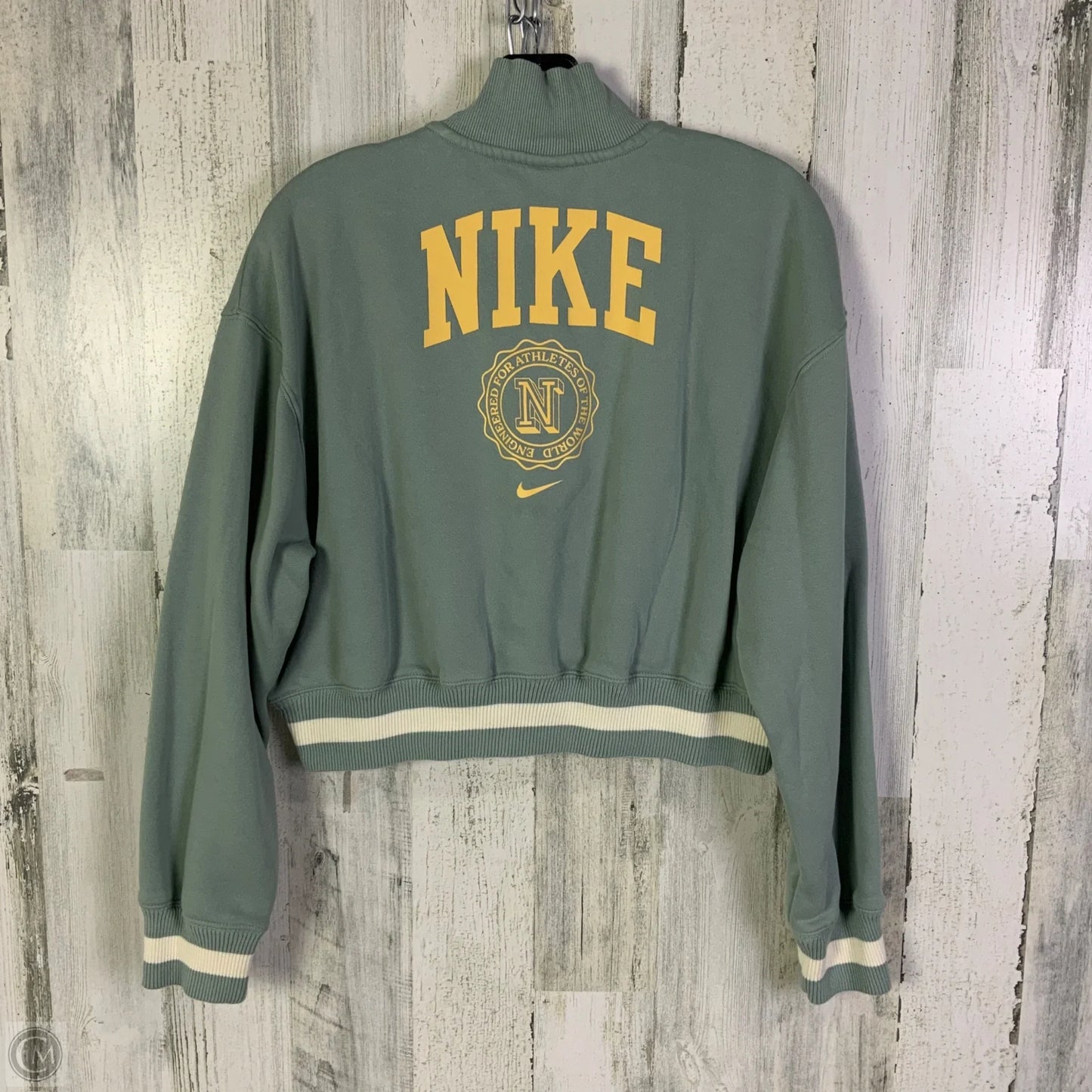 Sweatshirt Collar By Nike Apparel In Blue, Size: S