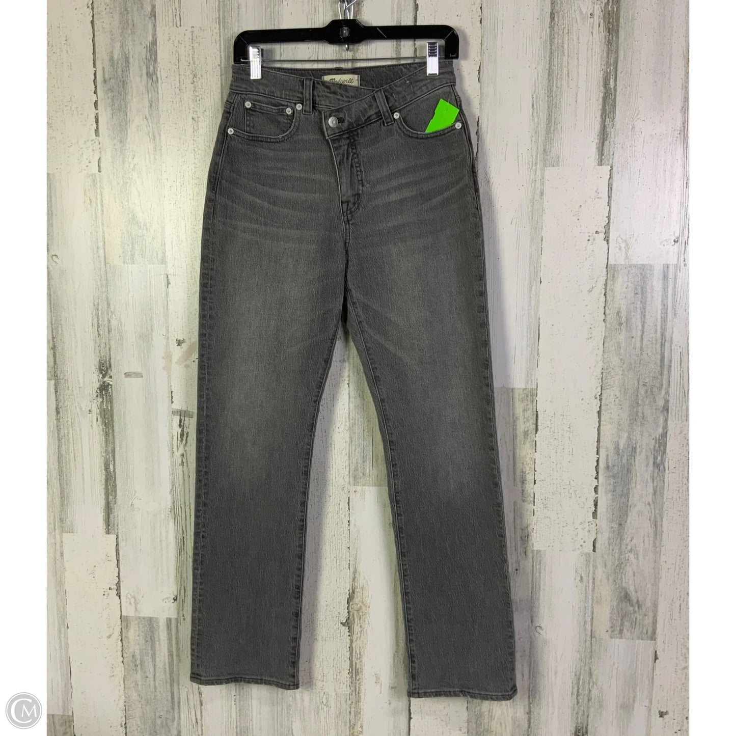 Jeans Straight By Madewell In Grey Denim, Size: 2