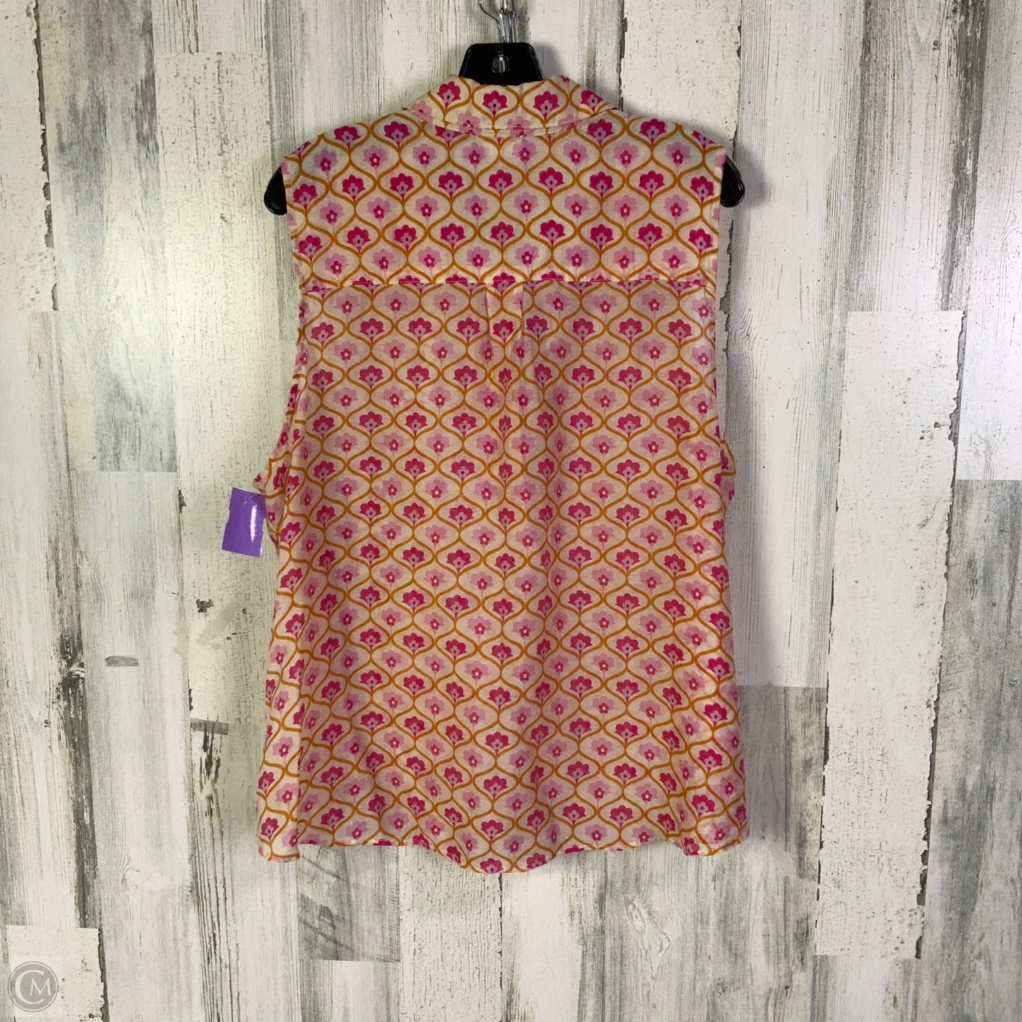 Top Sleeveless By Cabi In Pink, Size: Xl