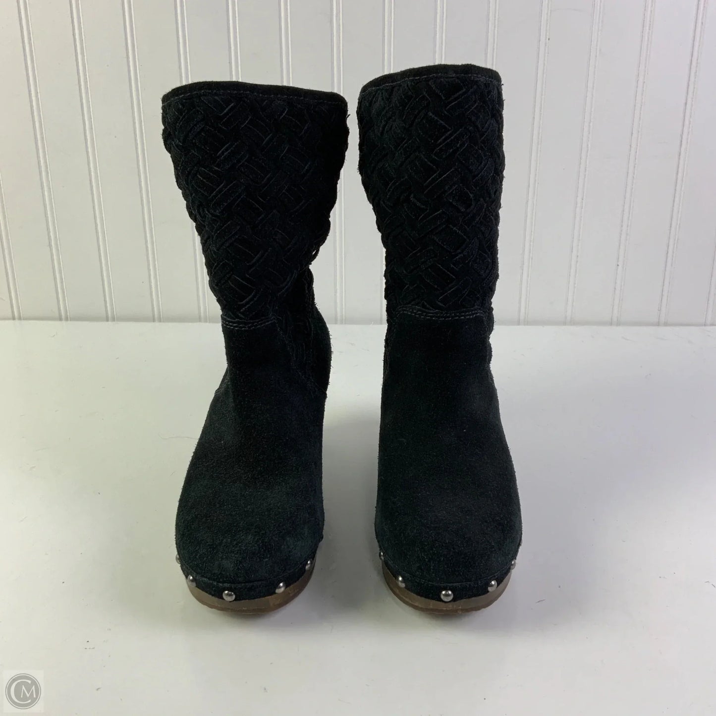 Boots Designer By Ugg In Black, Size: 7