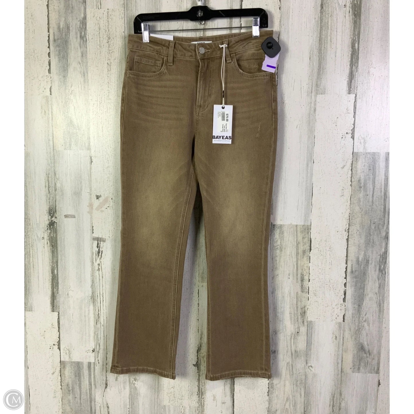 Jeans Flared By Cmc In Brown Denim, Size: 6