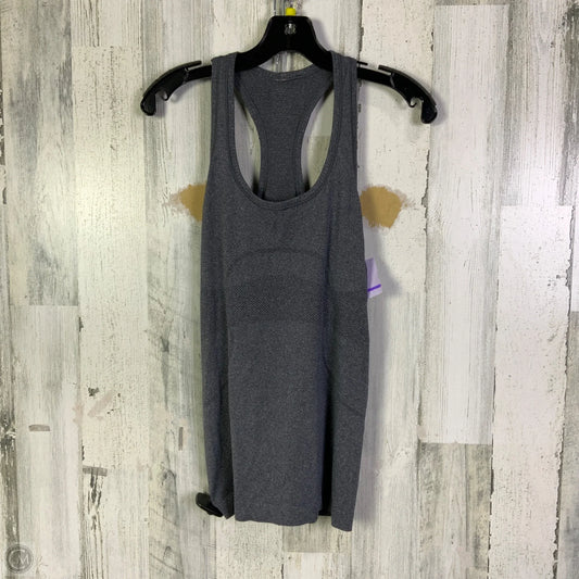 Athletic Tank Top By Lululemon In Grey, Size: 6