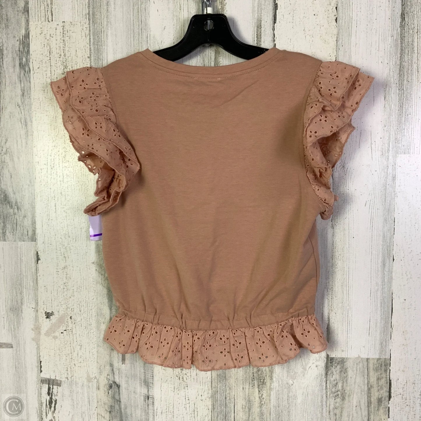 Top Short Sleeve By Sundry In Pink, Size: S
