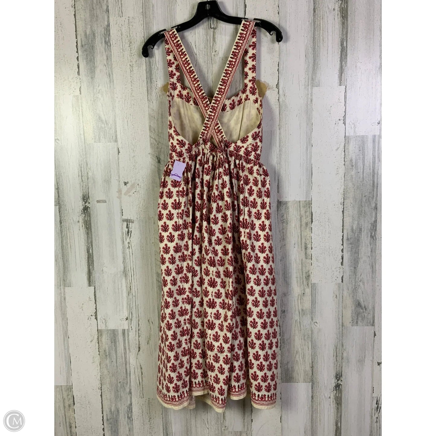 Dress Casual Short By J. Crew In Cream & Red, Size: M
