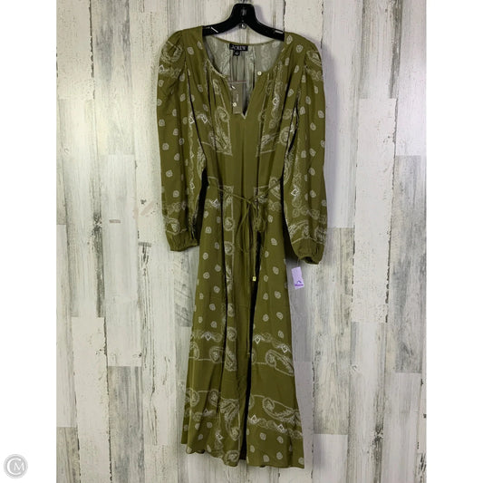 Dress Casual Maxi By J. Crew In Green, Size: S