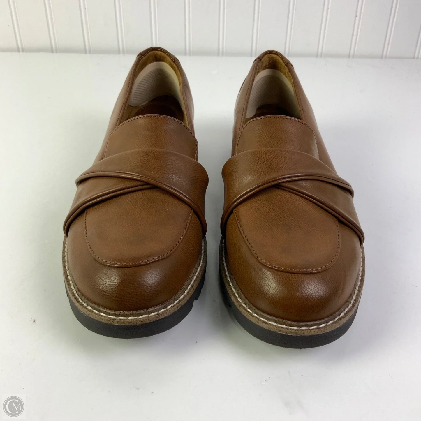 Shoes Flats By Sofft In Brown, Size: 9.5