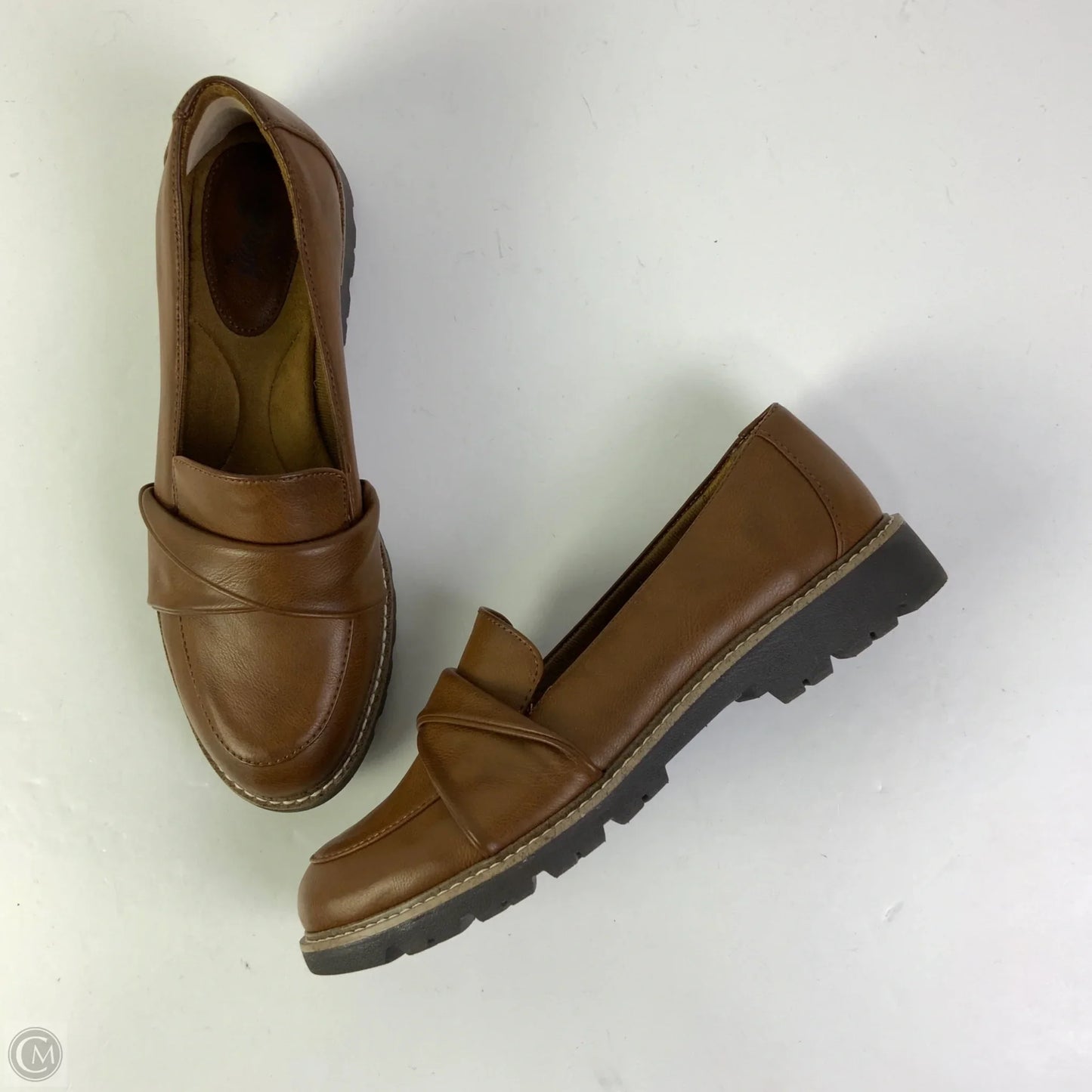 Shoes Flats By Sofft In Brown, Size: 9.5