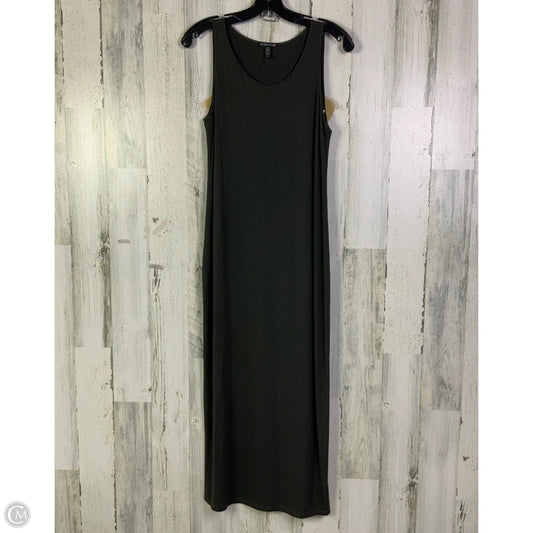 Dress Casual Midi By Eileen Fisher In Grey, Size: S