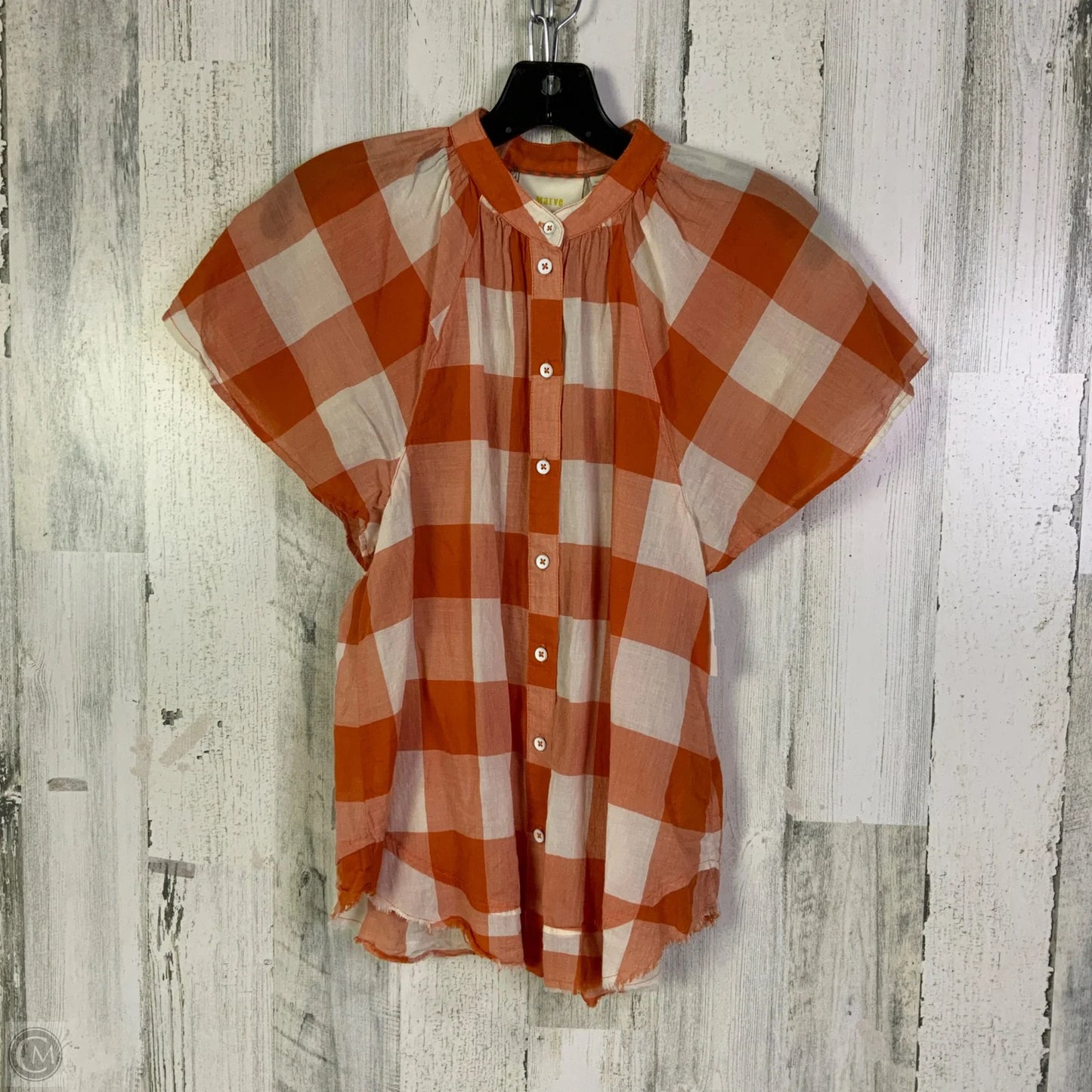 Top Short Sleeve By Maeve In Orange, Size: Xs