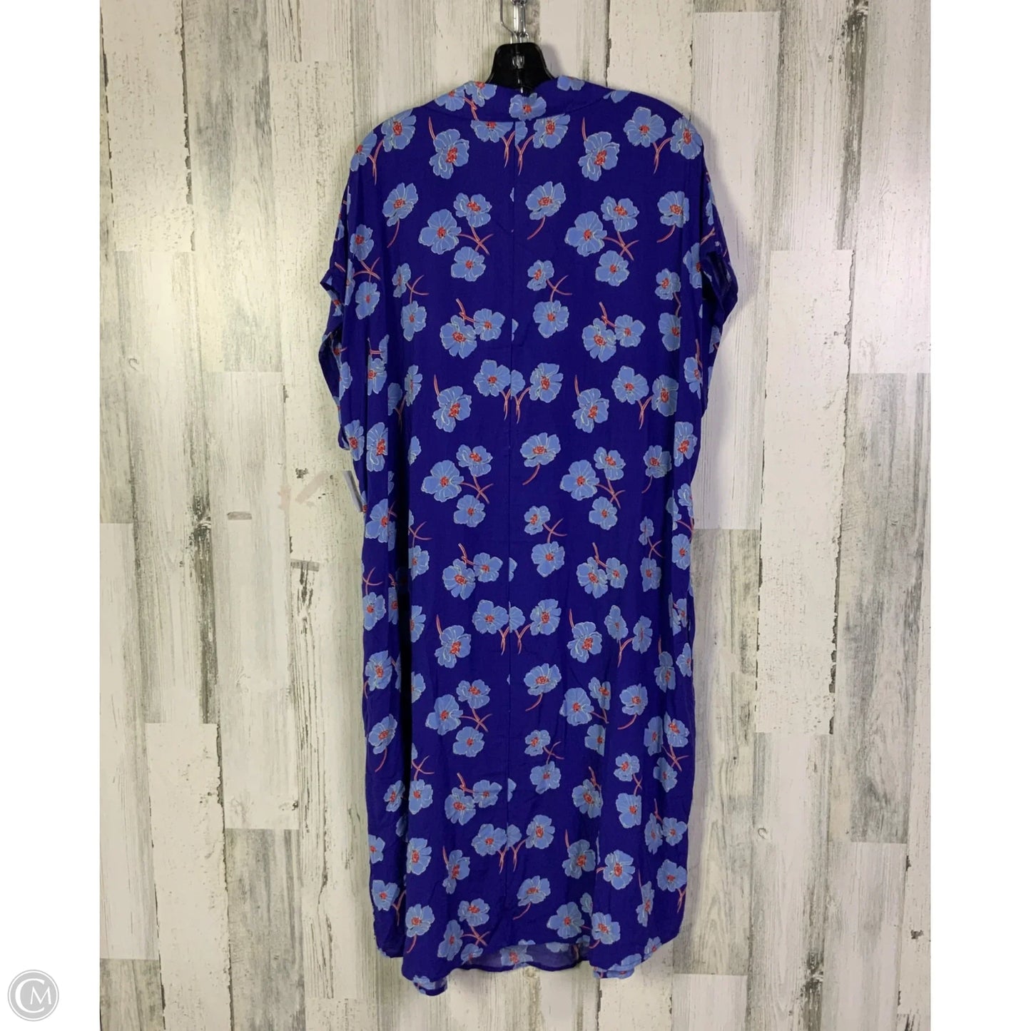 Dress Casual Midi By Draper James In Blue, Size: Xl