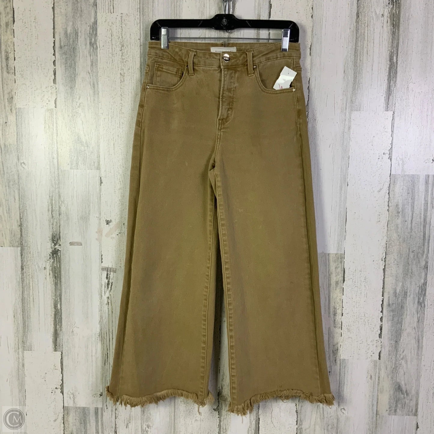 Jeans Wide Leg By Risen In Brown, Size: 4