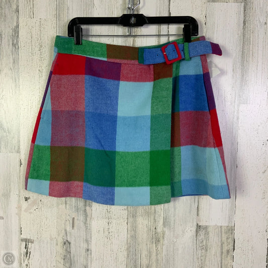 Skirt Mini & Short By Free Assembly In Blue, Size: 8