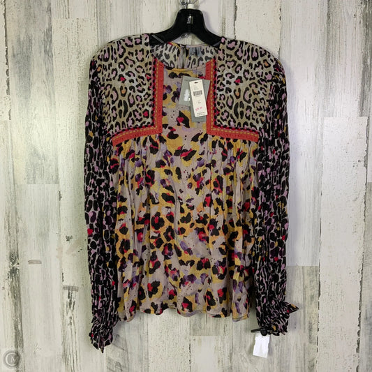 Blouse Long Sleeve By Bl-nk In Purple, Size: Xs