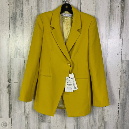 Blazer By Zara In Yellow, Size: Xs