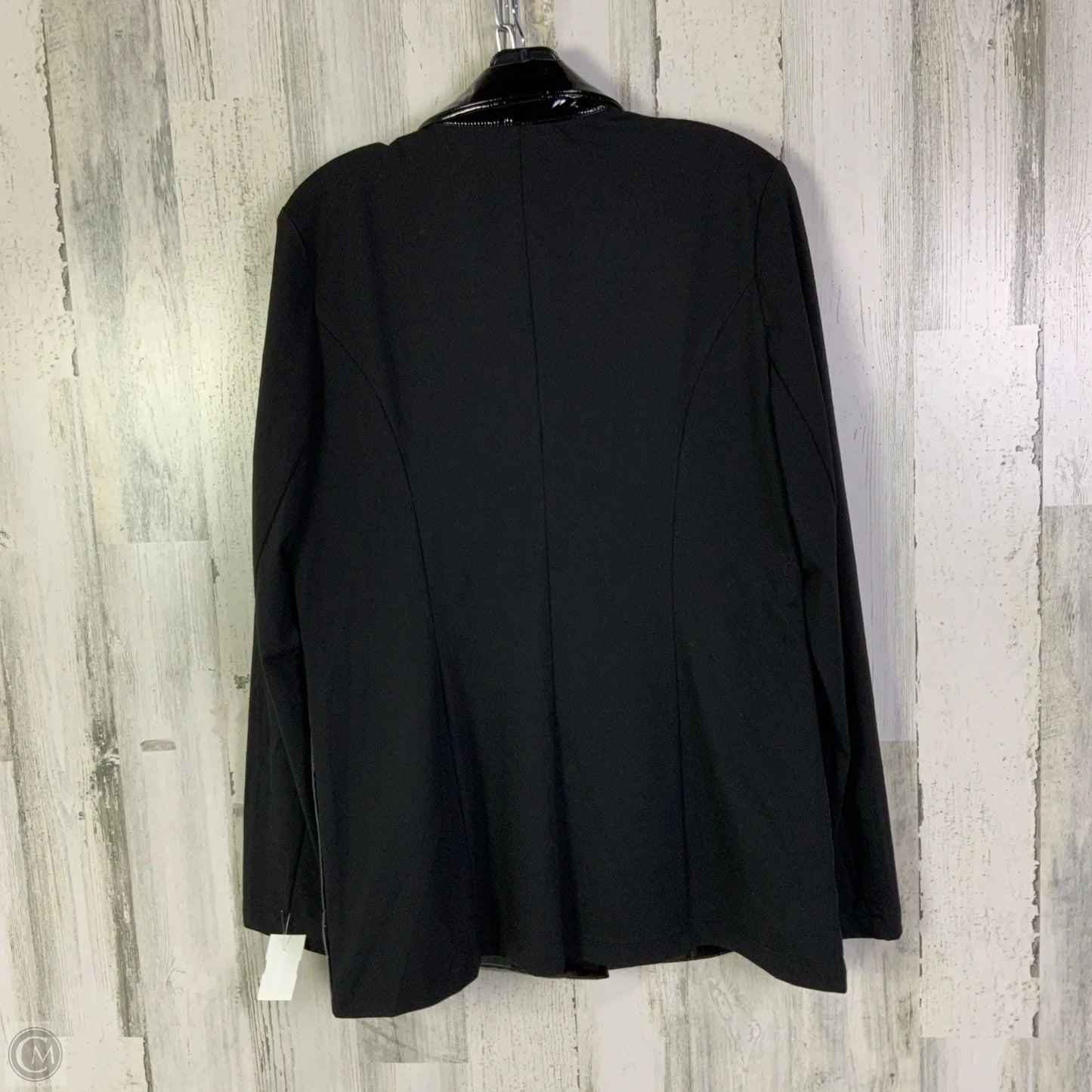 Blazer By Clothes Mentor In Black, Size: L