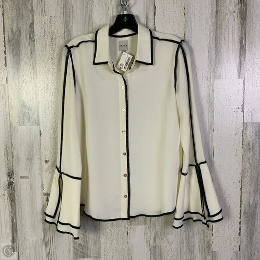 Top 3/4 Sleeve By Nic + Zoe In Cream, Size: S